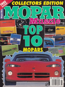 MOPAR MUSCLE 1993 OCT/NOV - 2-69 DAYTONAS, VIPER, '94 RAM PU, '70 CHALLENGER